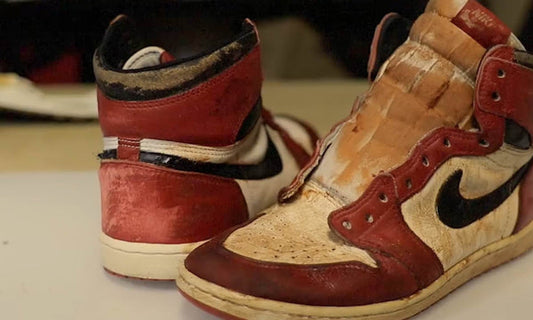 Dirty Nike Air Jordans in need of a clean