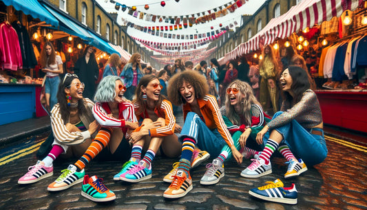 A collection of clean Adidas Samba sneakers