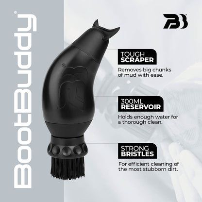 Boot Buddy 3.0 Black + Three Detachable Brush Heads