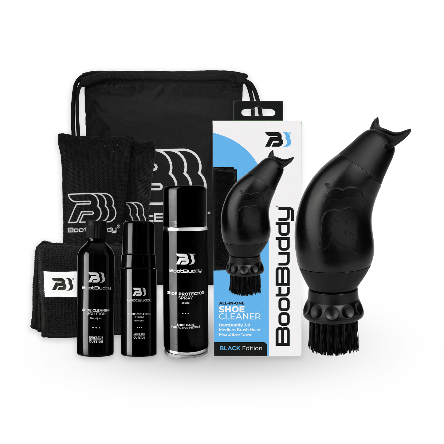 Boot Buddy 3.0 Black - Complete Care Kit